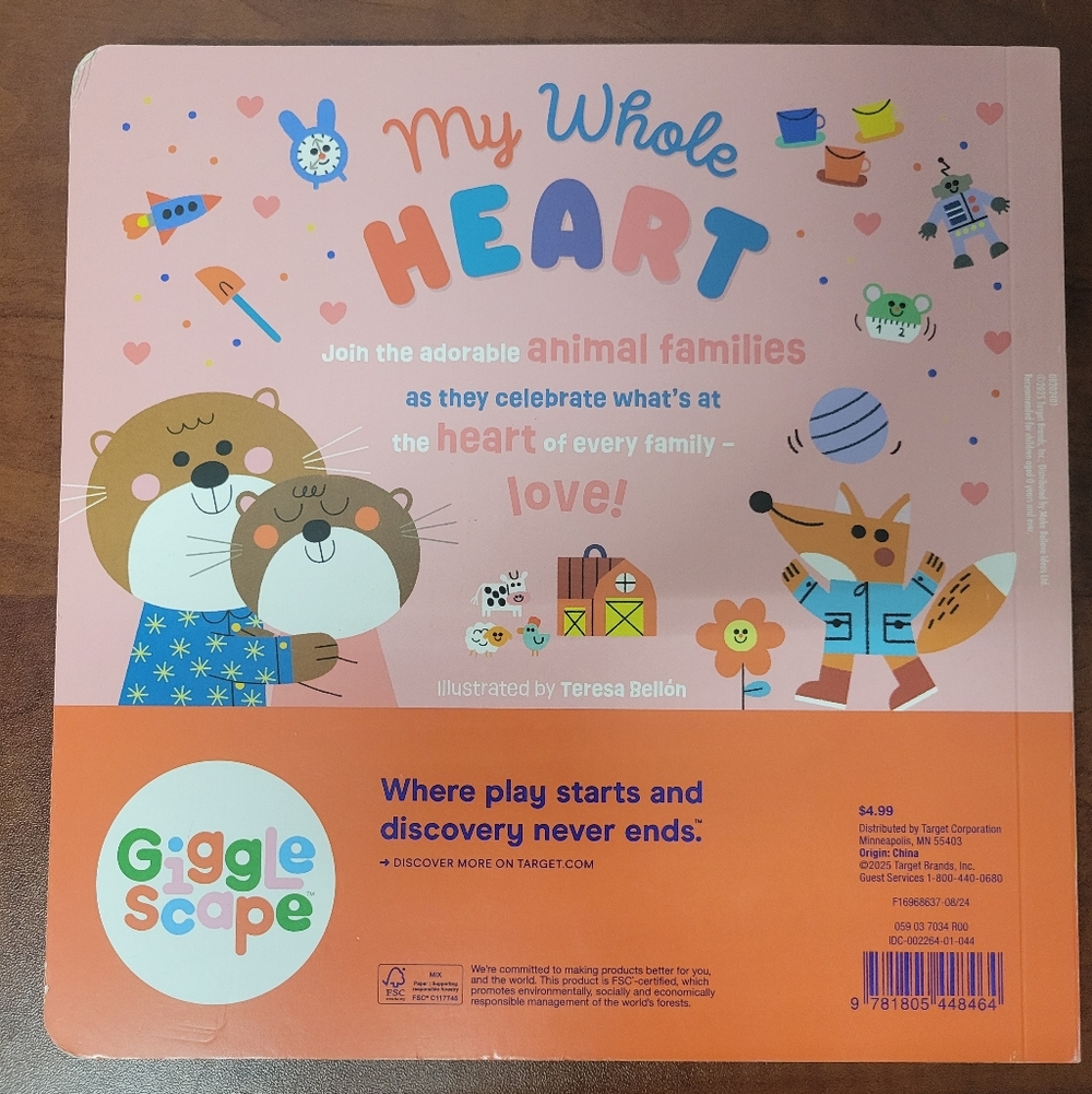 Old MacDonald Had a Farm Board & My Whole Heart Books Nwt - Picture 2 of 6